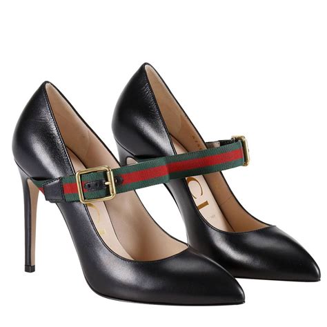 gucci womens pumps|gucci stiletto heel pumps.